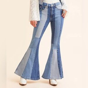 Wrangler x Lainey Wilson Patchwork Flare Jeans 28x34 | New Never Worn